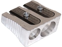Sacapuntas Mor 211 Metalico 2 Usos Cuña Bote de 30 Unidades