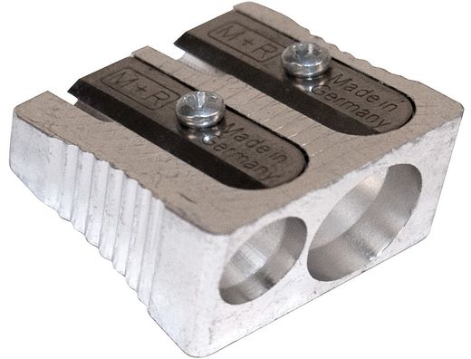 Sacapuntas Mor 211 Metalico 2 Usos Cuña Bote de 30 Unidades
