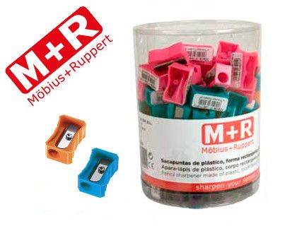 Sacapuntas Mor 304 Plastico Rectangular 1 Uso Colores Surtidos