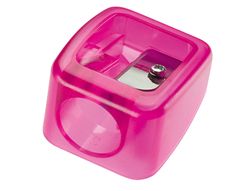 Sacapuntas Mor Plastico para Ceras Gruesas de 17Mm 1 Uso Colores Surtidos