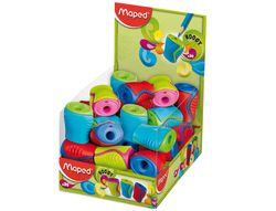 Sacapuntas Plastico Maped Boogy 1 Uso con Deposito Colores Surtidos