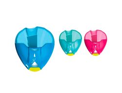 Sacapuntas plastico maped i-gloo 1 uso con deposito colores surtidos