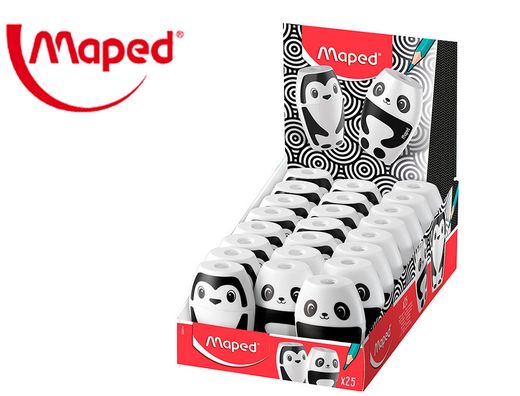 Sacapuntas plastico maped shaker fancy 1 uso con deposito