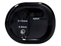 Sacapuntas q-connect kf14568 electrico de sobremesa cable usb/4 pilas aa afila cuchilla diametros de 6 a 12mm dos usos