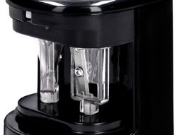 Sacapuntas q-connect kf14568 electrico de sobremesa cable usb/4 pilas aa afila cuchilla diametros de 6 a 12mm dos usos