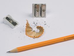 Sacapuntas q-connect metalico 2 usos cuña