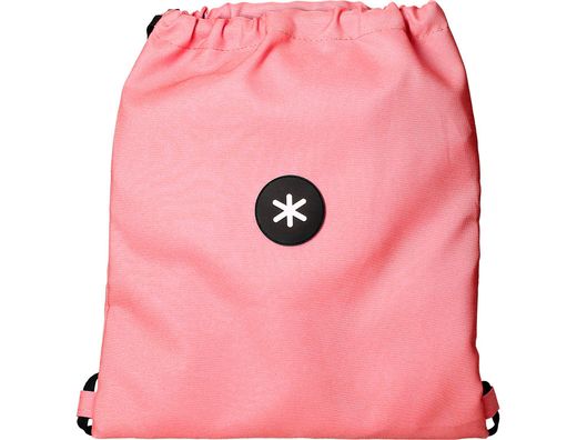 Saco plano antartik bolsillo interior con cremallera color coral 350x400 mm