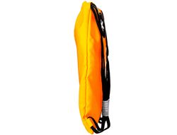 Saco plano antartik bolsillo interior con cremallera color mostaza 350x400 mm
