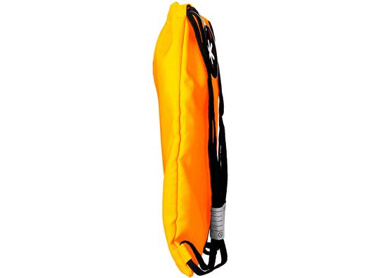 Saco plano antartik bolsillo interior con cremallera color mostaza 350x400 mm