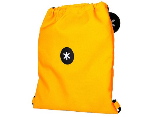Saco plano antartik bolsillo interior con cremallera color mostaza 350x400 mm