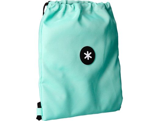 Saco plano antartik bolsillo interior con cremallera color verde menta 350x400 mm