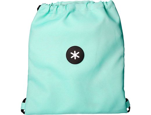 Saco plano antartik bolsillo interior con cremallera color verde menta 350x400 mm