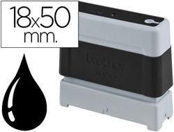 Sello Automatico Brother 18 Mm X 50 Mm Negro