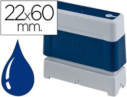 Sello Automatico Brother 22 Mm X 60 Mm Azul