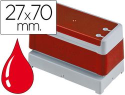 Sello Automatico Brother 27 Mm X 70 Mm Rojo