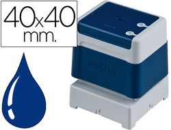 Sello Automatico Brother 40 Mm X 40 Mm Azul