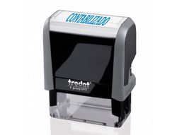 Sello entintado Printy 4911 F8 P3 CONTABILIZADO almohadilla azul