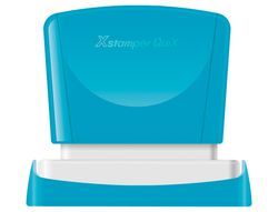 Sello x'stamper quix personalizable color azul medidas 13x49 mm q-13