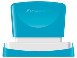 Sello x'stamper quix personalizable color azul medidas 14x60 mm q-14