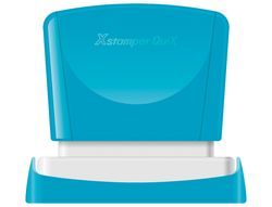 Sello x'stamper quix personalizable color azul medidas 16x48 mm q-11