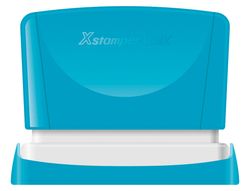Sello x'stamper quix personalizable color azul medidas 4x60 mm q-05
