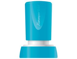 Sello x'stamper quix personalizable color azul redondo diametro 20 mm q-20