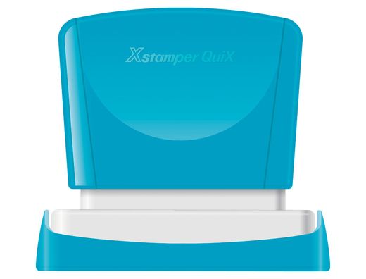 Sello x'stamper quix personalizable color negro medidas 13x49 mm q-13