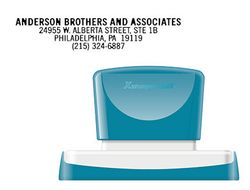 Sello x'stamper quix personalizable color negro medidas 16x83 mm q-26