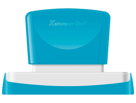 Sello x'stamper quix personalizable color negro medidas 16x83 mm q-26