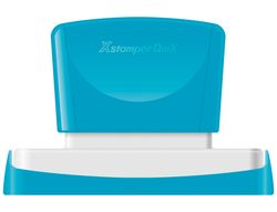 Sello x'stamper quix personalizable color negro medidas 28x78 mm q-24