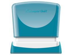 Sello x'stamper quix personalizable color rojo medidas 11x40 mm q-10