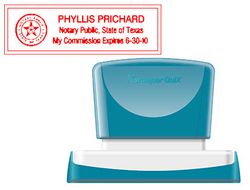 Sello x'stamper quix personalizable color rojo medidas 22x69 mm q-18