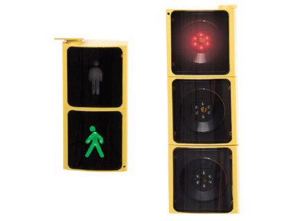 Semaforo amaya led con control remoto para vehiculos y peatones