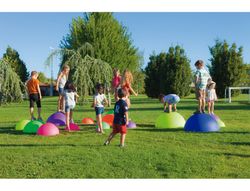 Semi esfera equilibrio amaya termoplastico antideslizante pack de 4 unidades varios tamaños colores surtidos