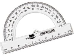 Semicirculo Liderpapel 10 cm Plastico