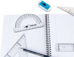 Semicirculo Liderpapel 10 cm Plastico