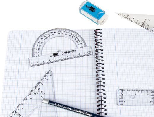 Semicirculo Liderpapel 10 cm Plastico