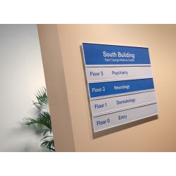 Señalización de pared Menfis 7x5,25 cm