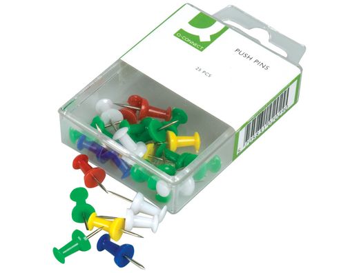 Señalizador de Planos Q-Connect -Caja de 25 Unidadescolores Surtidos