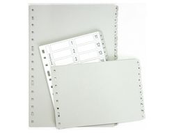 Separador Alfabetico Multifin Plastico 3002