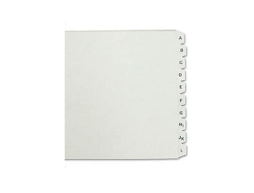 Separador Alfabetico Multifin Plastico 3003 tamaño cuartilla (apaisado)