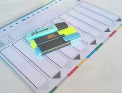Separador Esselte con carátula índice folio 10 pestañas