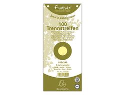 Separador exacompta cartulina reciclada juego de 100 separadores 105x240 con taladros colores surtidos