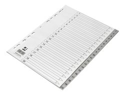 Separador numerico q-connect plastico 1-20 juego de 20 separadores din a4 multitaladro