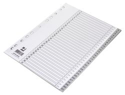 Separador numerico q-connect plastico 1-31 juego de 31 separadores din a4 multitaladro