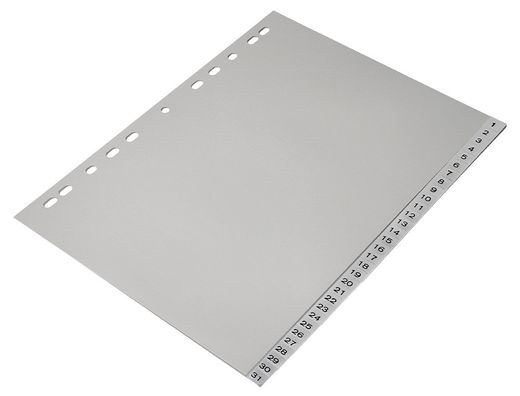 Separador numerico q-connect plastico 1-31 juego de 31 separadores din a4 multitaladro