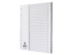 Separador numerico q-connect plastico 1-31 juego de 31 separadores din a4 multitaladro