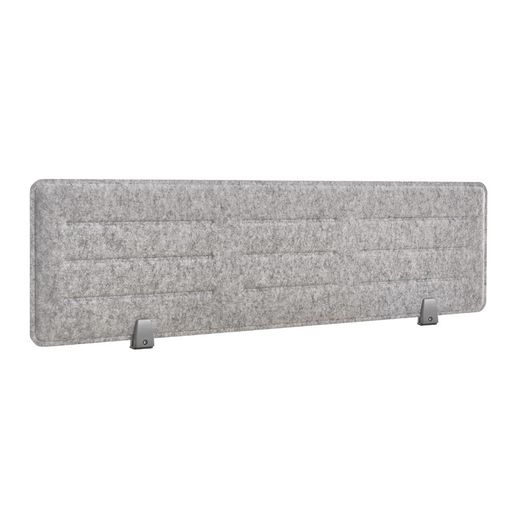 Separador Sobremesa Pet Acustico De 138 x 34 cm Gris