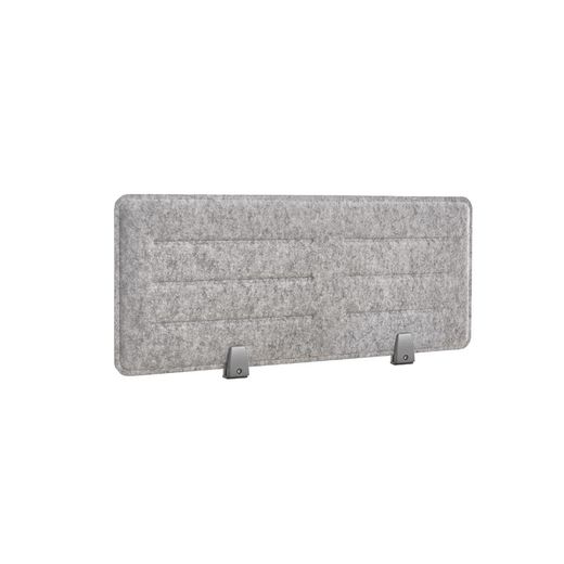 Separador Sobremesa Pet Acustico De 98 x 34 cm Gris
