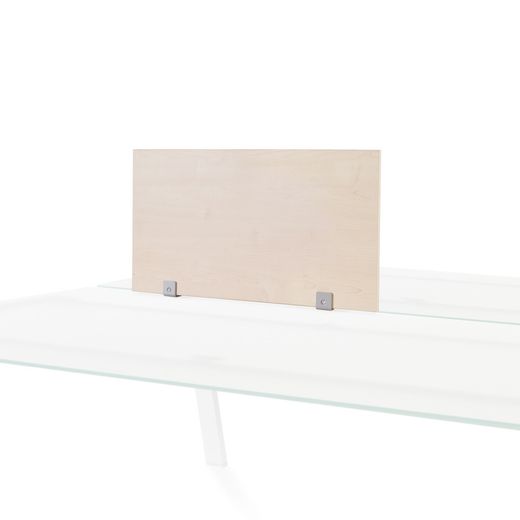 Separador Transversal De 70 x 40 cm Haya / Mesa Cristal